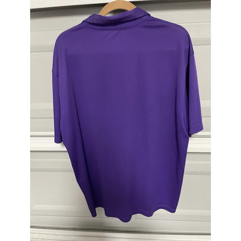 Nike Dri-FIT Purple Performance Polo Shirt Men's XL Athletic Golf Training